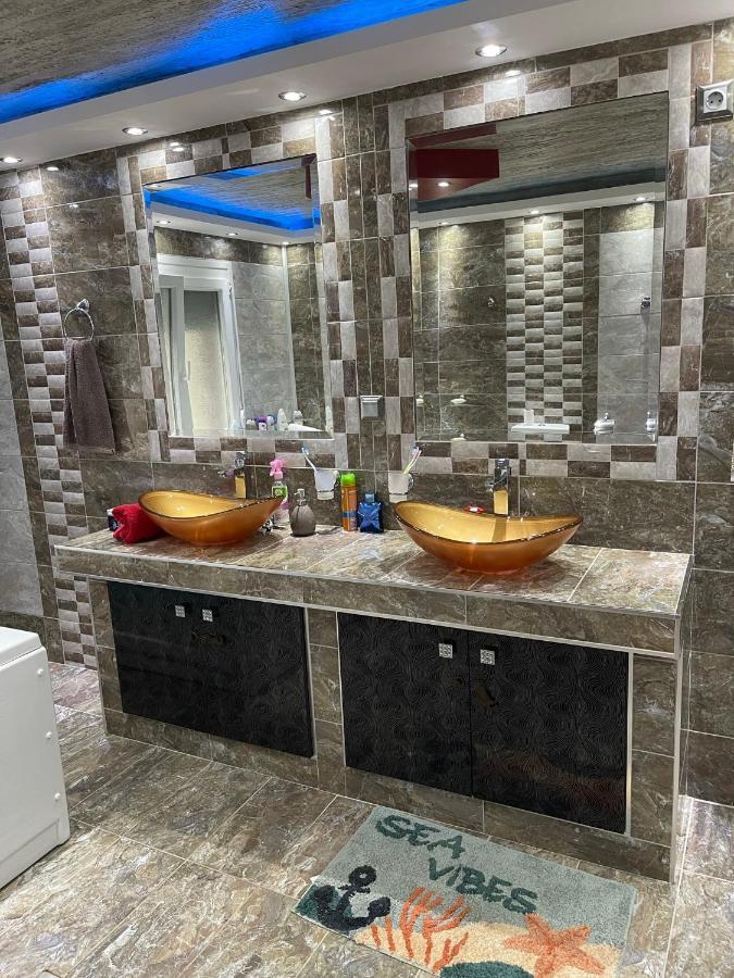 Néa Meságkala Luxury Apartment First Line Sea By Makhome Messagala מראה חיצוני תמונה